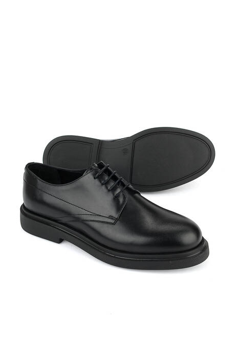 Hakiki Deri Erkek Klasik Ayakkabı Siyah