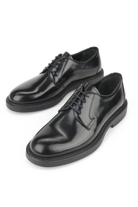 Hakiki Deri Erkek Klasik Ayakkabı Siyah