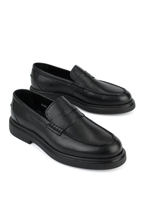 Hakiki Deri Erkek Klasik Ayakkabı Siyah