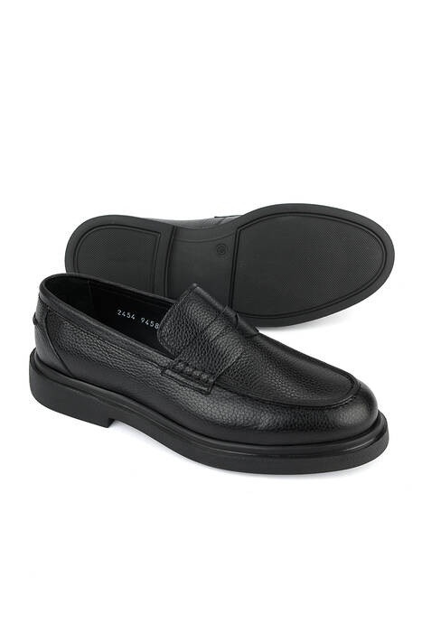 Hakiki Deri Erkek Klasik Ayakkabı Siyah