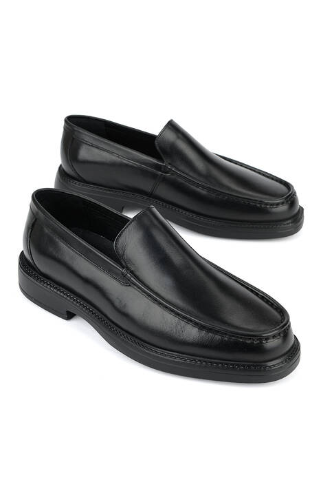 Hakiki Deri Erkek Klasik Ayakkabı Siyah