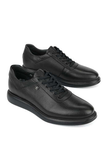 Ziya - Hakiki Deri Erkek Klasik Ayakkabı Siyah (1)