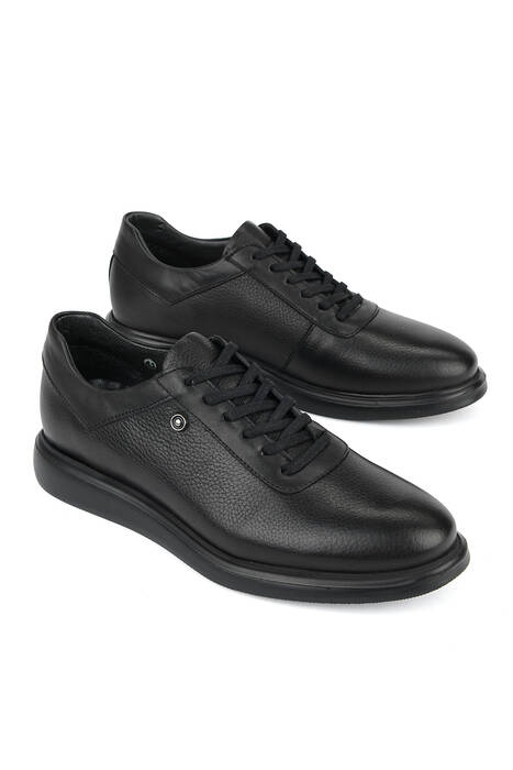 Hakiki Deri Erkek Klasik Ayakkabı Siyah