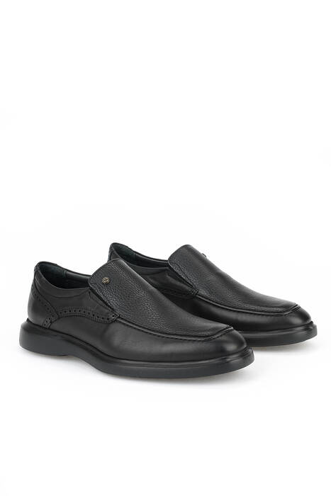 Hakiki Deri Erkek Klasik Ayakkabı Siyah