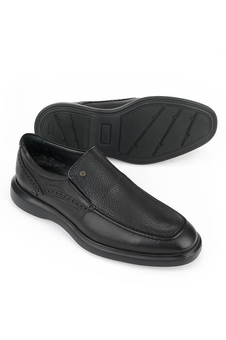 Hakiki Deri Erkek Klasik Ayakkabı Siyah