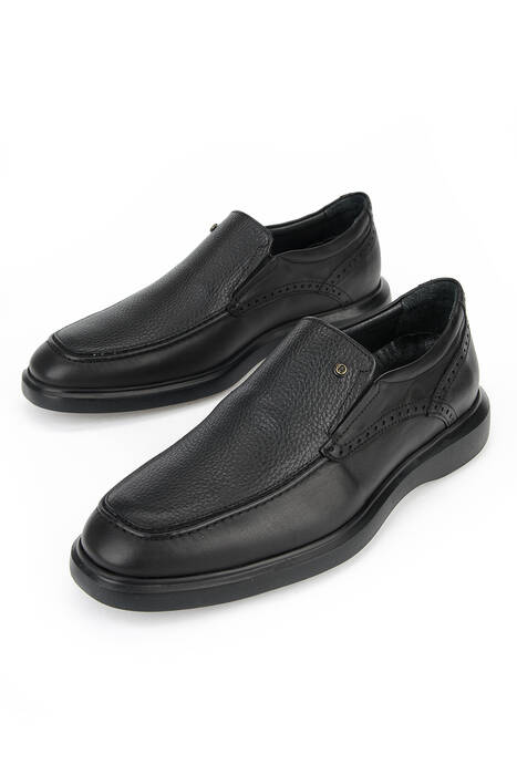 Hakiki Deri Erkek Klasik Ayakkabı Siyah