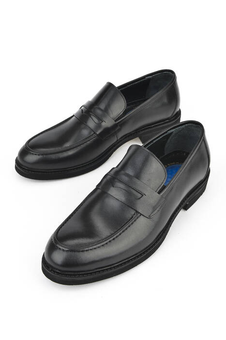 Hakiki Deri Erkek Klasik Ayakkabı Siyah