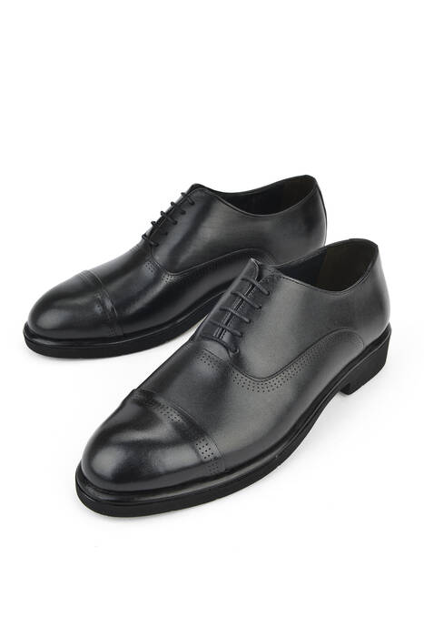 Hakiki Deri Erkek Klasik Ayakkabı Siyah