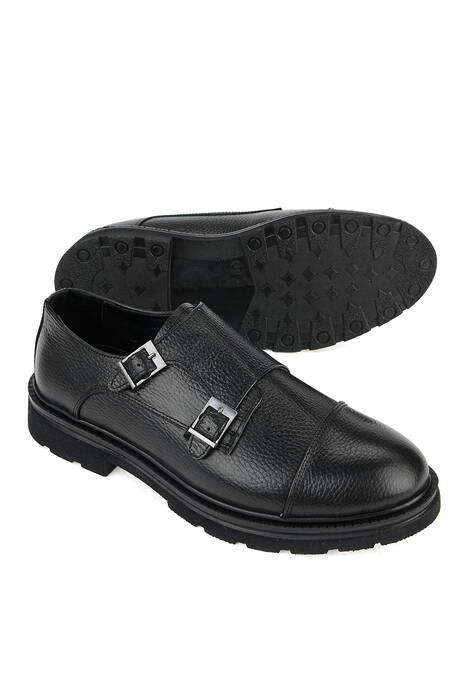 Hakiki Deri Erkek Klasik Ayakkabı Siyah