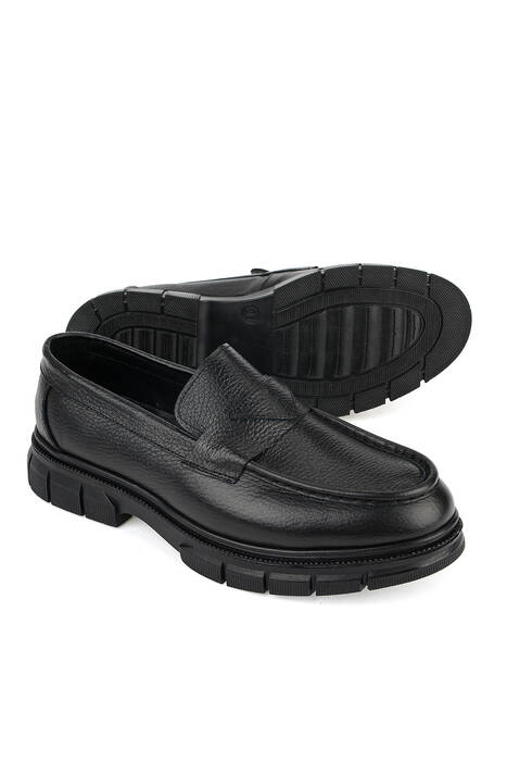 Hakiki Deri Erkek Klasik Ayakkabı Siyah