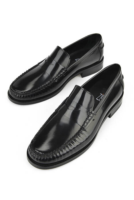 Hakiki Deri Erkek Klasik Ayakkabı Siyah