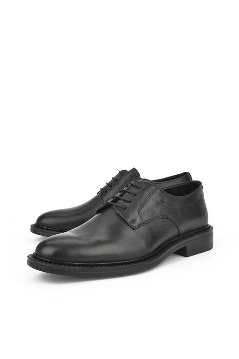 Hakiki Deri Erkek Klasik Ayakkabı Siyah