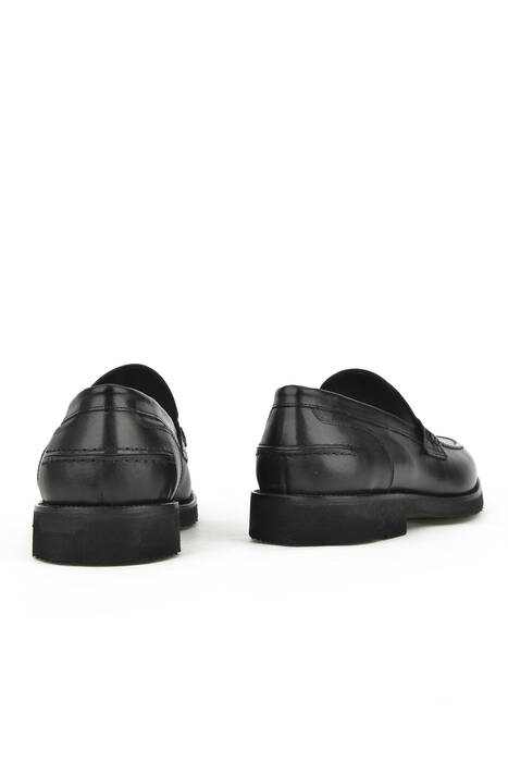 Hakiki Deri Erkek Klasik Ayakkabı Siyah