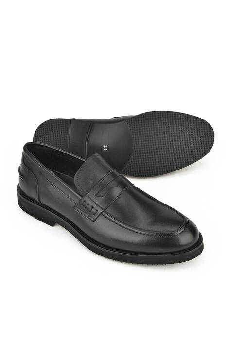 Hakiki Deri Erkek Klasik Ayakkabı Siyah