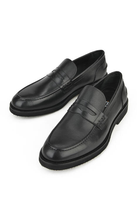 Hakiki Deri Erkek Klasik Ayakkabı Siyah