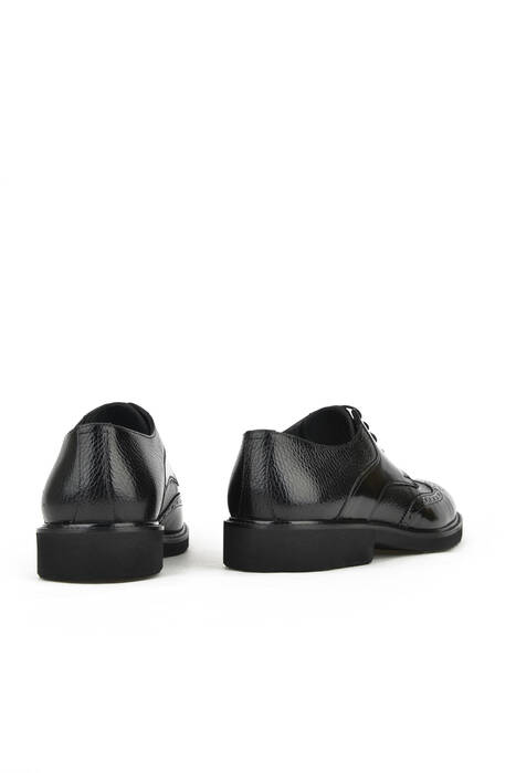 Black Genuine Leather Men's Formal Shoes