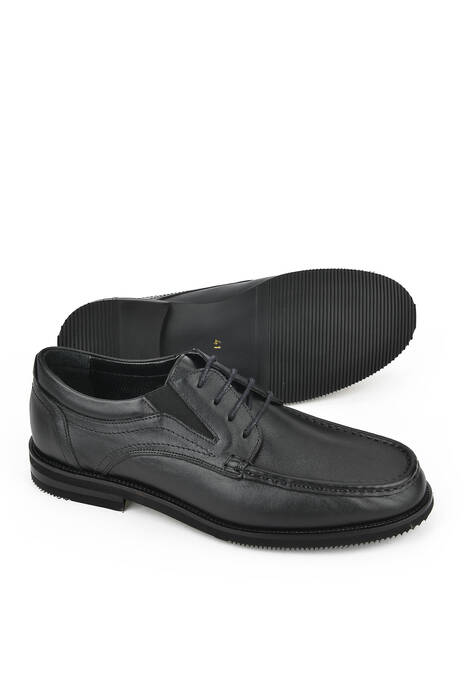 Black Genuine Leather Men's Formal Shoes