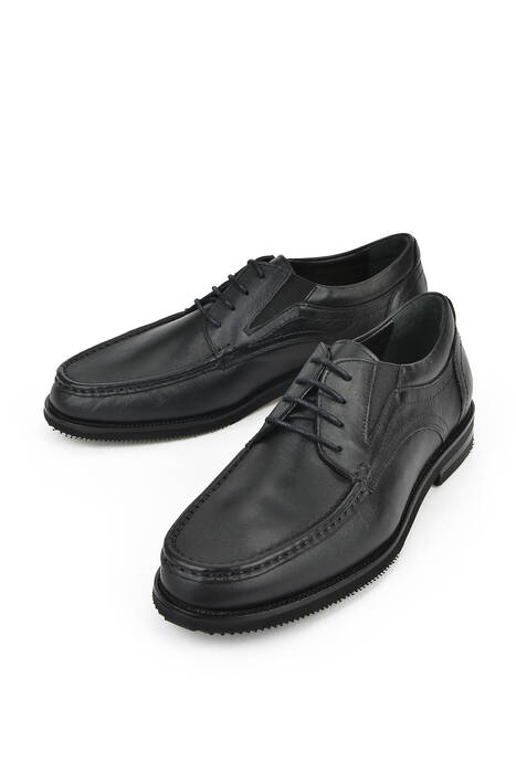 Black Genuine Leather Men's Formal Shoes