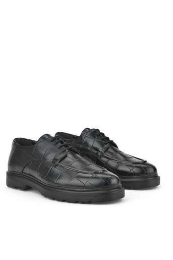 Ziya - Hakiki Deri Erkek Klasik Ayakkabı Siyah (1) Ziya - Hakiki Deri Erkek Klasik Ayakkabı Siyah (1)