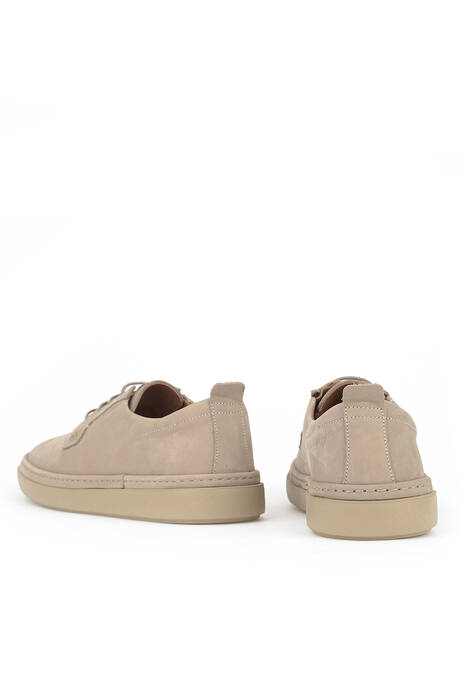 Hakiki Deri Erkek Konfor Ayakkabı Bej
