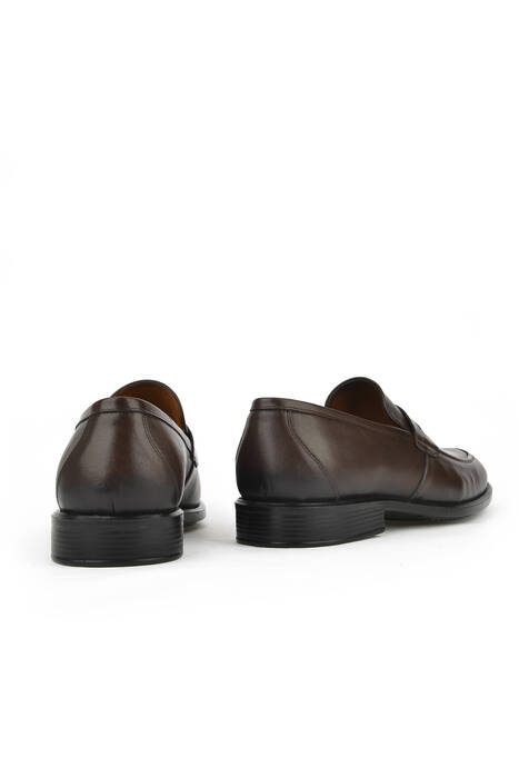 Brown Genuine Leather Men's Comfort Shoes
