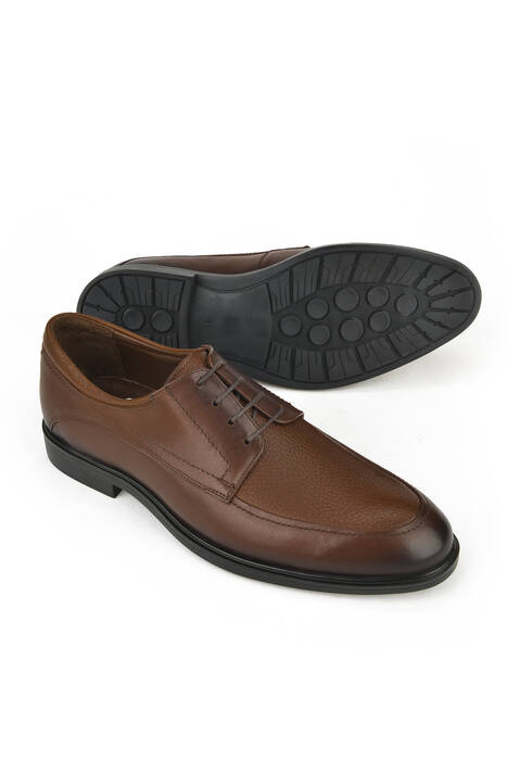 Brown Genuine Leather Men's Comfort Shoes