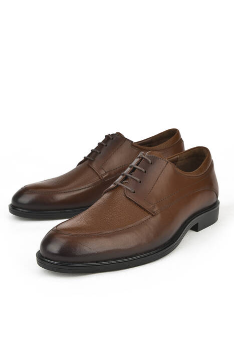 Brown Genuine Leather Men's Comfort Shoes