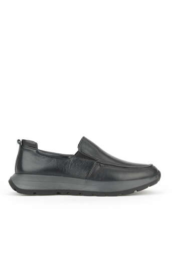 Ziya - Hakiki Deri Erkek Konfor Ayakkabı Siyah