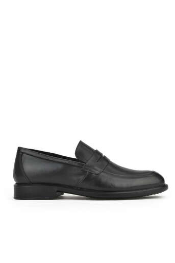 Ziya - Black Genuine Leather Men's Comfort Shoes