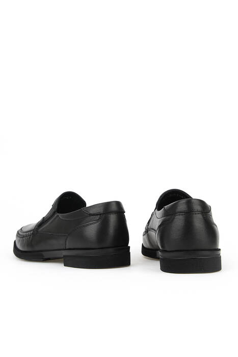 Hakiki Deri Erkek Konfor Ayakkabı Siyah