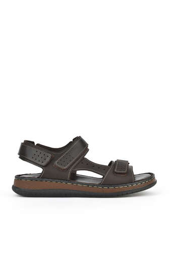 Ziya - Brown Genuine Leather Men's Sandals Ziya - Brown Genuine Leather Men's Sandals
