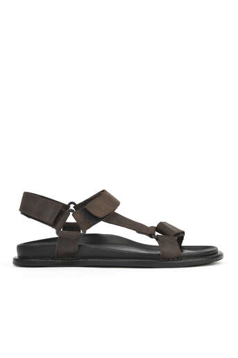 Ziya - Brown Genuine Leather Men's Sandals Ziya - Brown Genuine Leather Men's Sandals