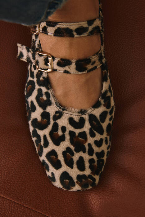 Hakiki Deri Kadın Babet Bej