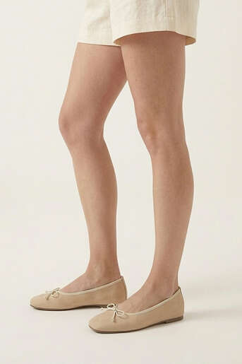 Ziya - Hakiki Deri Kadın Babet Bej (1)