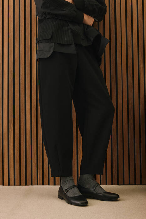 Hakiki Deri Kadın Babet Siyah