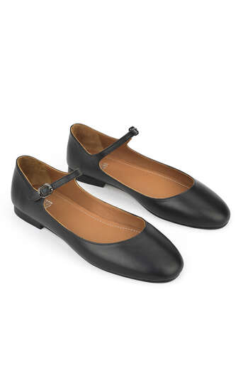 Ziya - Hakiki Deri Kadın Babet Siyah (1) Ziya - Hakiki Deri Kadın Babet Siyah (1)