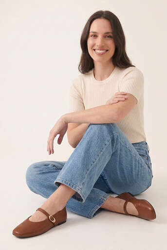 Ziya - Hakiki Deri Kadın Babet Taba