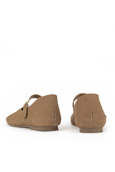 Hakiki Deri Kadın Babet Taba