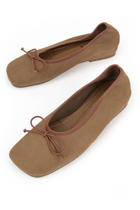 Hakiki Deri Kadın Babet Taba