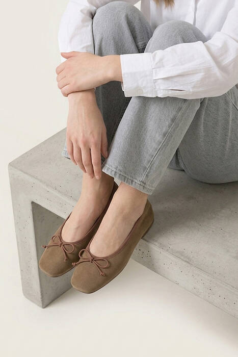 Hakiki Deri Kadın Babet Taba