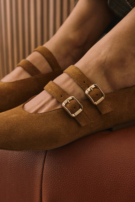 Hakiki Deri Kadın Babet Taba