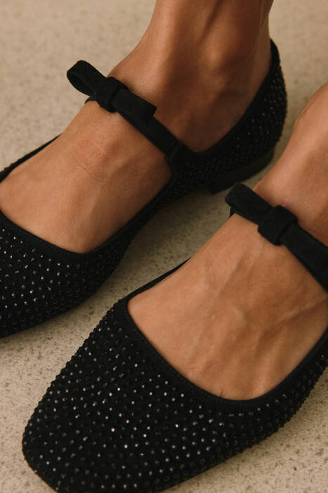 Hakiki Deri Kadın Babet Siyah