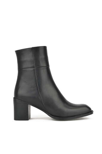 Ziya - Black Genuine Leather Womens's Boots