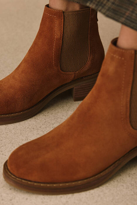 Hakiki Deri Kadın Bot Taba