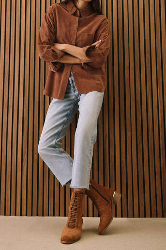 Ziya - Hakiki Deri Kadın Bot Taba