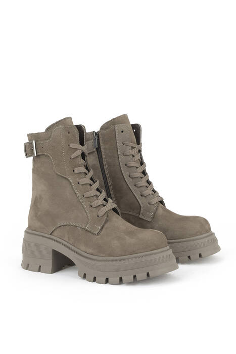 Hakiki Deri Kadın Bot Vizon