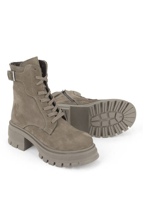 Hakiki Deri Kadın Bot Vizon