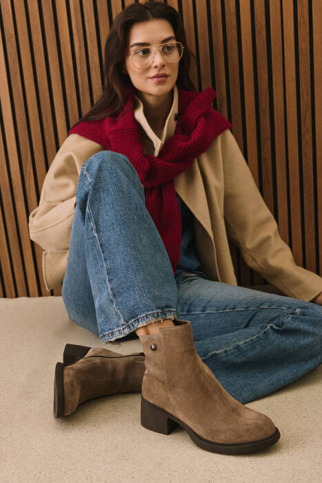 Hakiki Deri Kadın Bot Vizon Hakiki Deri Kadın Bot Vizon