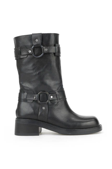 Hakiki Deri Kadın Çizme Siyah Hakiki Deri Kadın Çizme Siyah