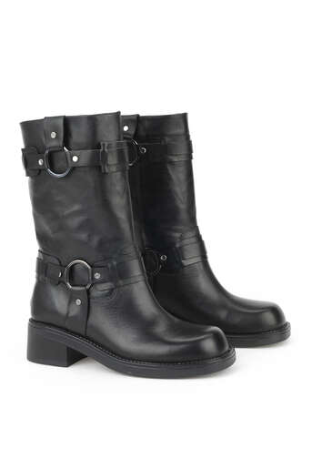 Ziya - Hakiki Deri Kadın Çizme Siyah (1) Ziya - Hakiki Deri Kadın Çizme Siyah (1)